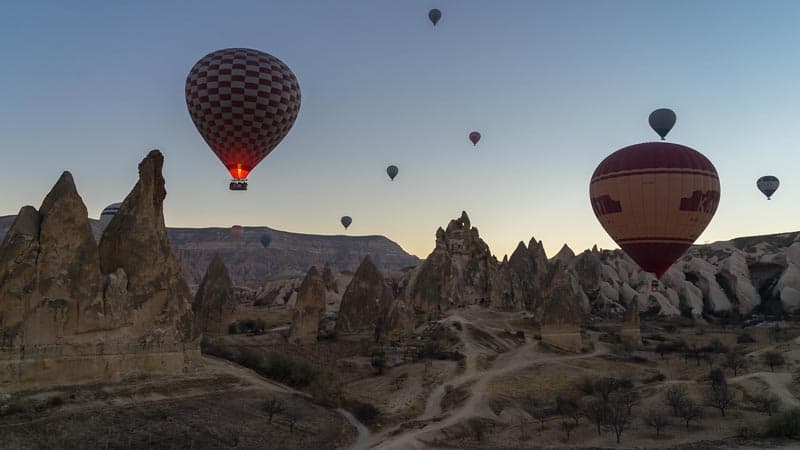 hot air ballooning cappadocia