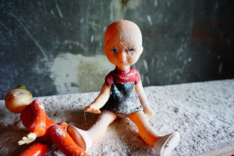 chernobyl victims haunting dolls