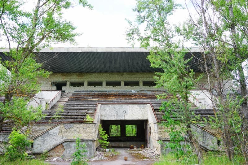 pictures of chernobyl | football field