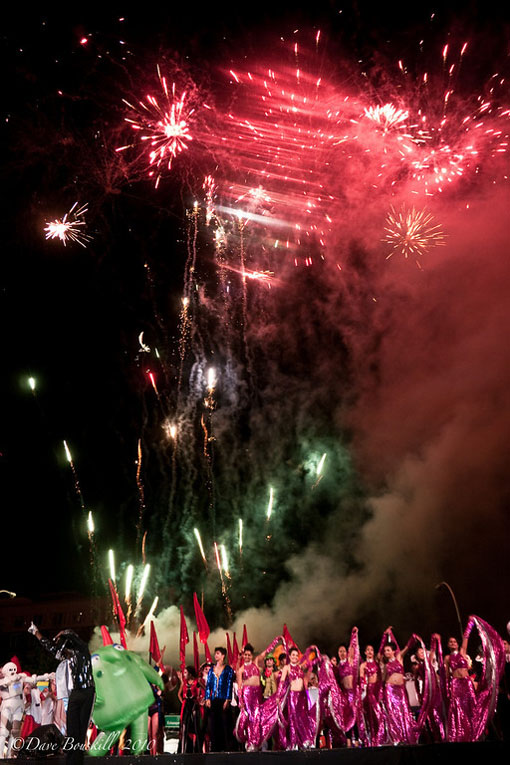 fireworks at festival