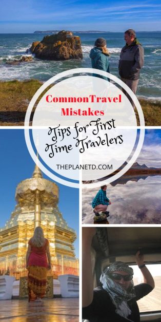 common travel mistakes made by first time travelers