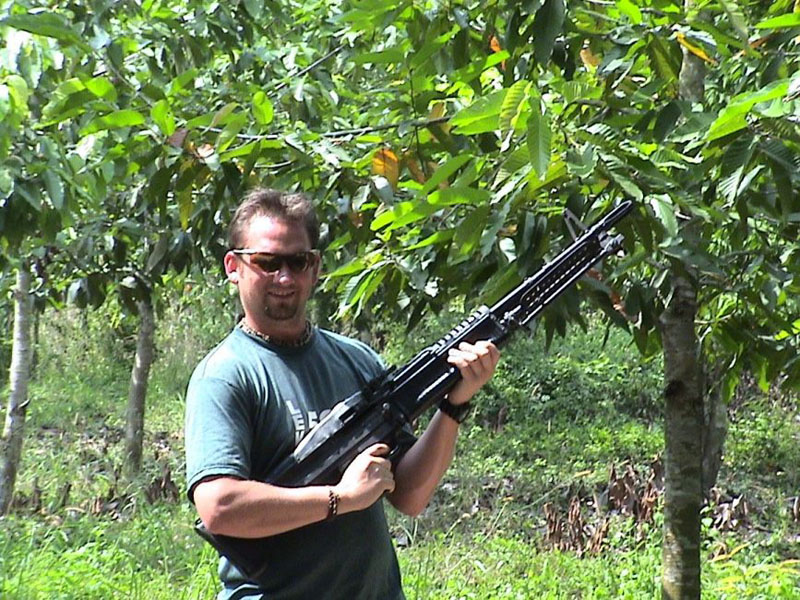 cu chi tunnels vietnam gun