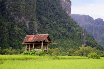 Travel Inspiration - Cycling through the countryside in Vang Vieng, Laos