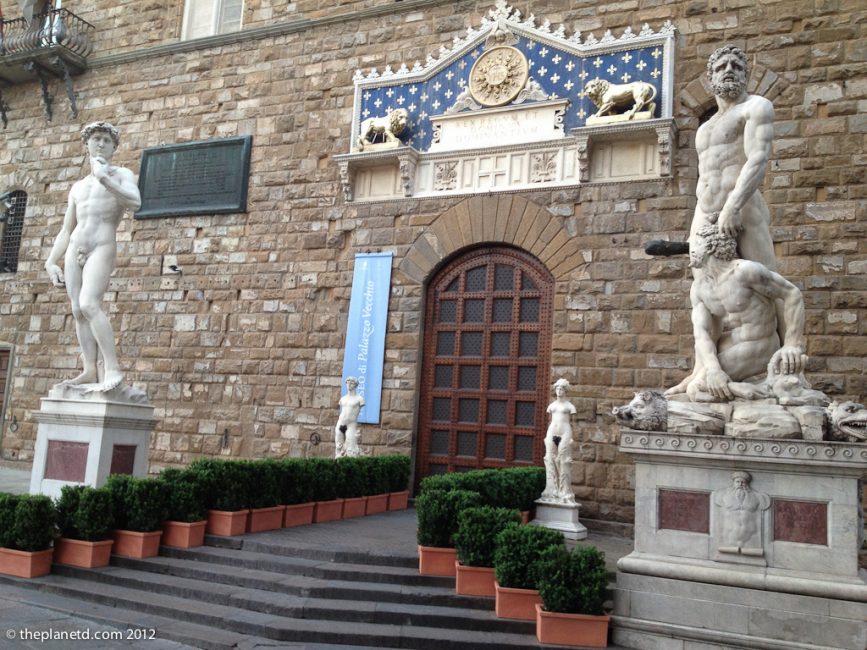 david in Plaza Vecchio Florence