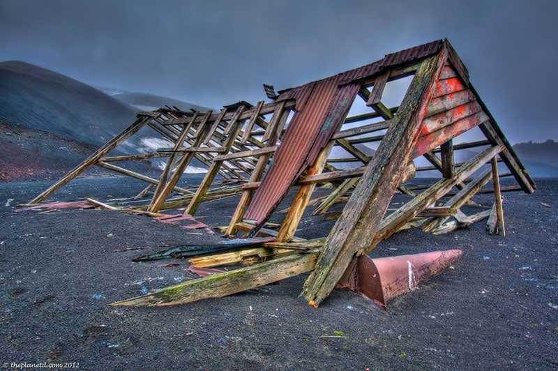 deception island building