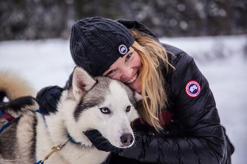 dogsledding ontario deb