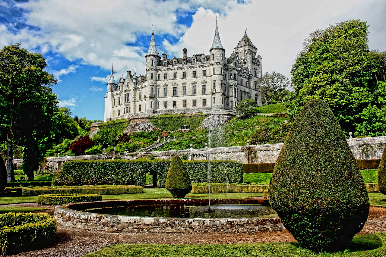 The Fountains at Dunrobin Castle