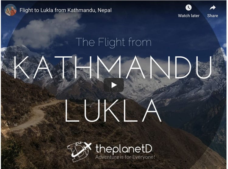 flight to lukla from kathmandu video
