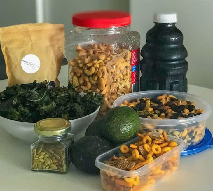 variety of food for trekking