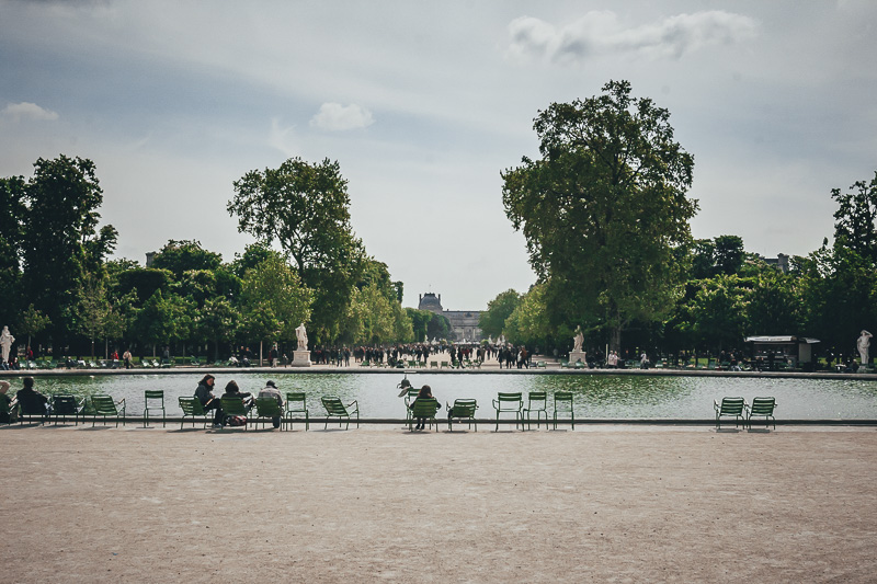 Jardin des Tuileries in Paris