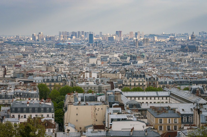 Best Free view of Paris is in Montmartre