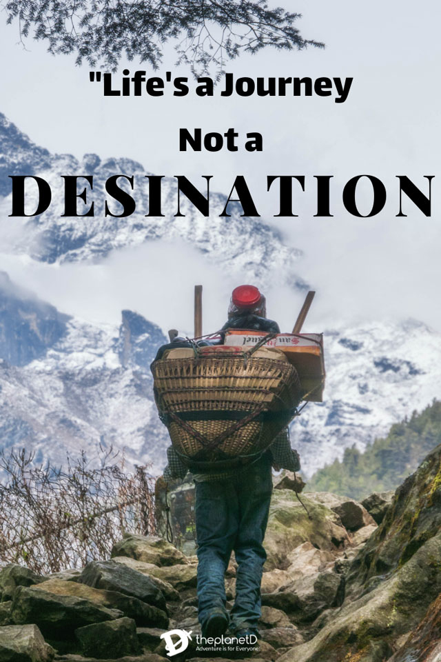 traveling quotes | lifes a journey not a destination