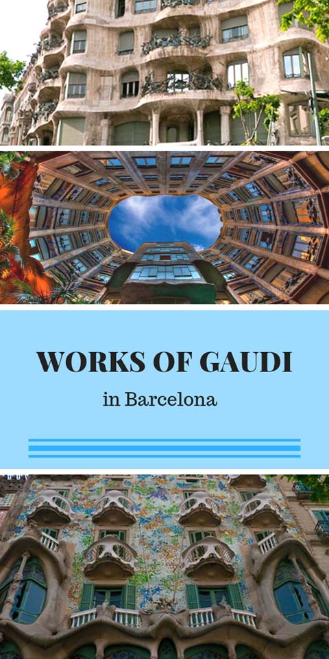 The Works of Gaudi in Barcelona