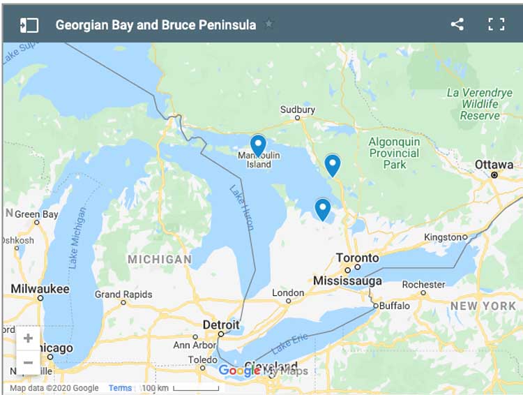 places to visit on Georgian Bay