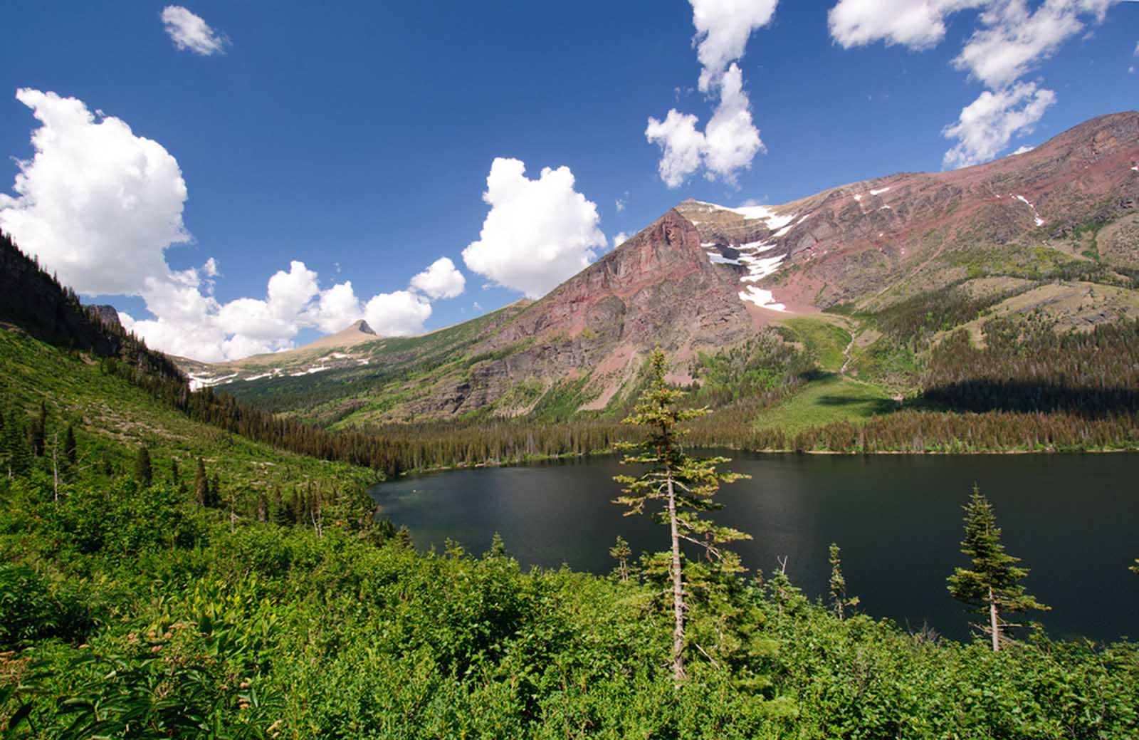 best glacier national park hikes dawson pass