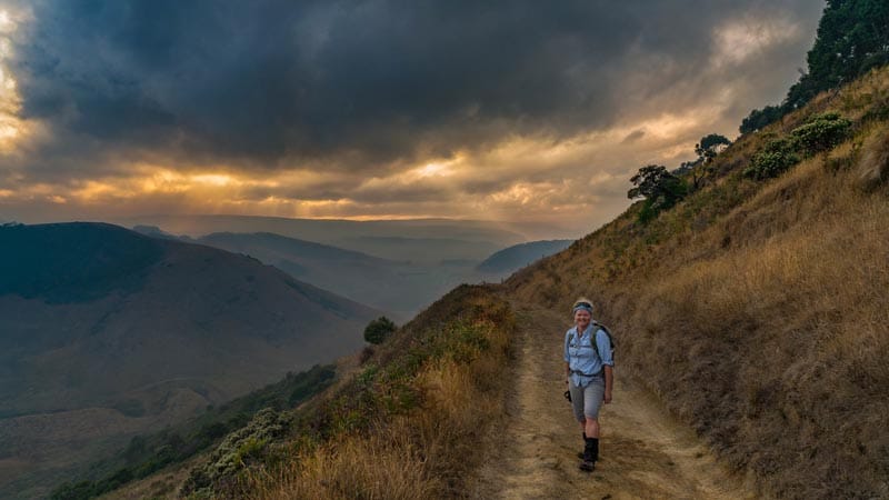 sunset hike