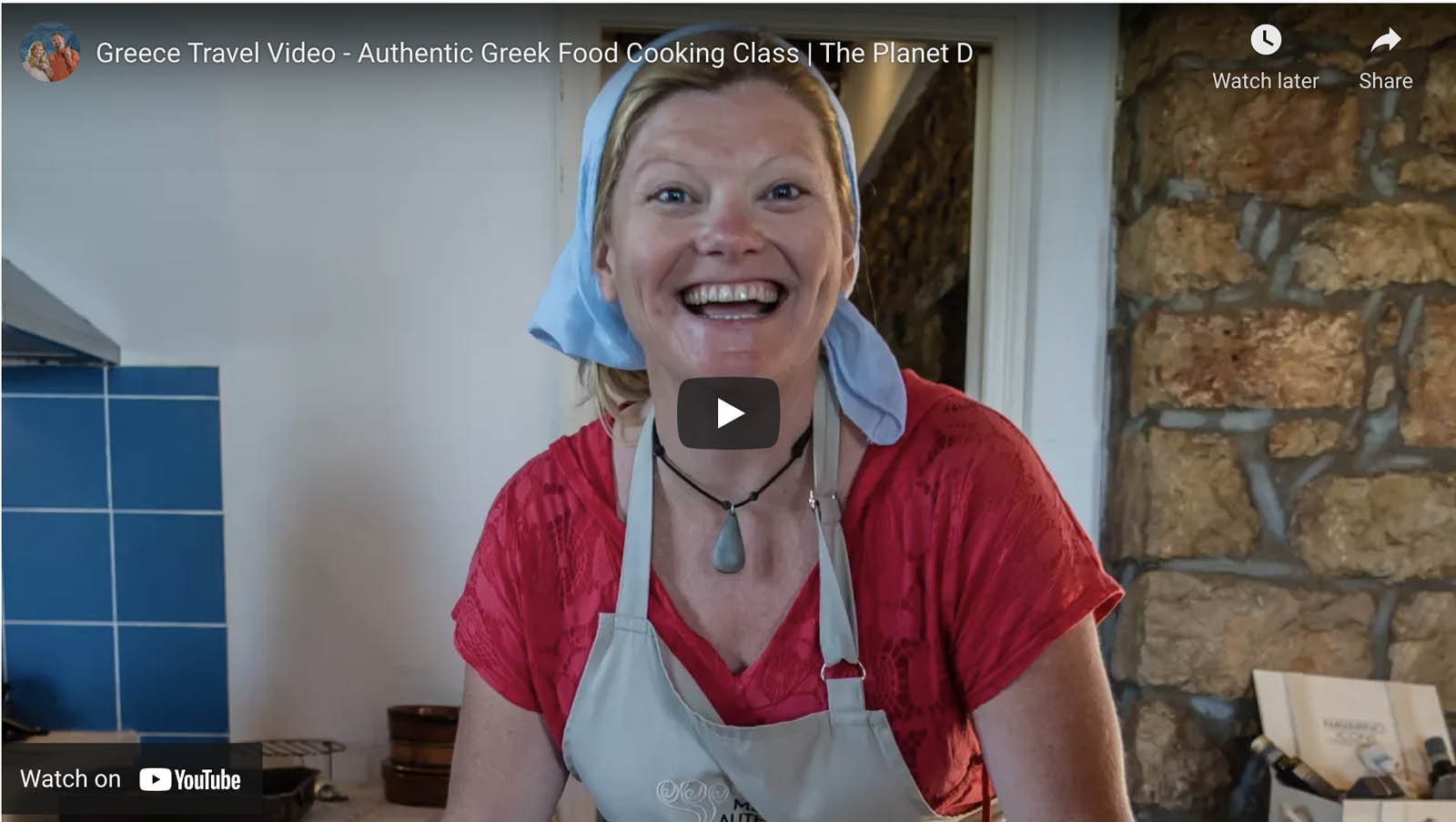 greek food video 