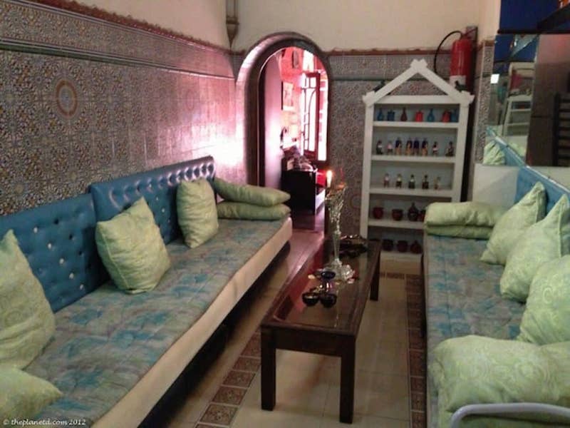 Hammam Marokkó belső váróterme