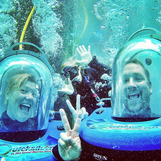 helmet dive the great barrier reef