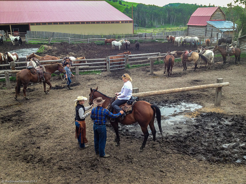 high mountain trail ride ranch