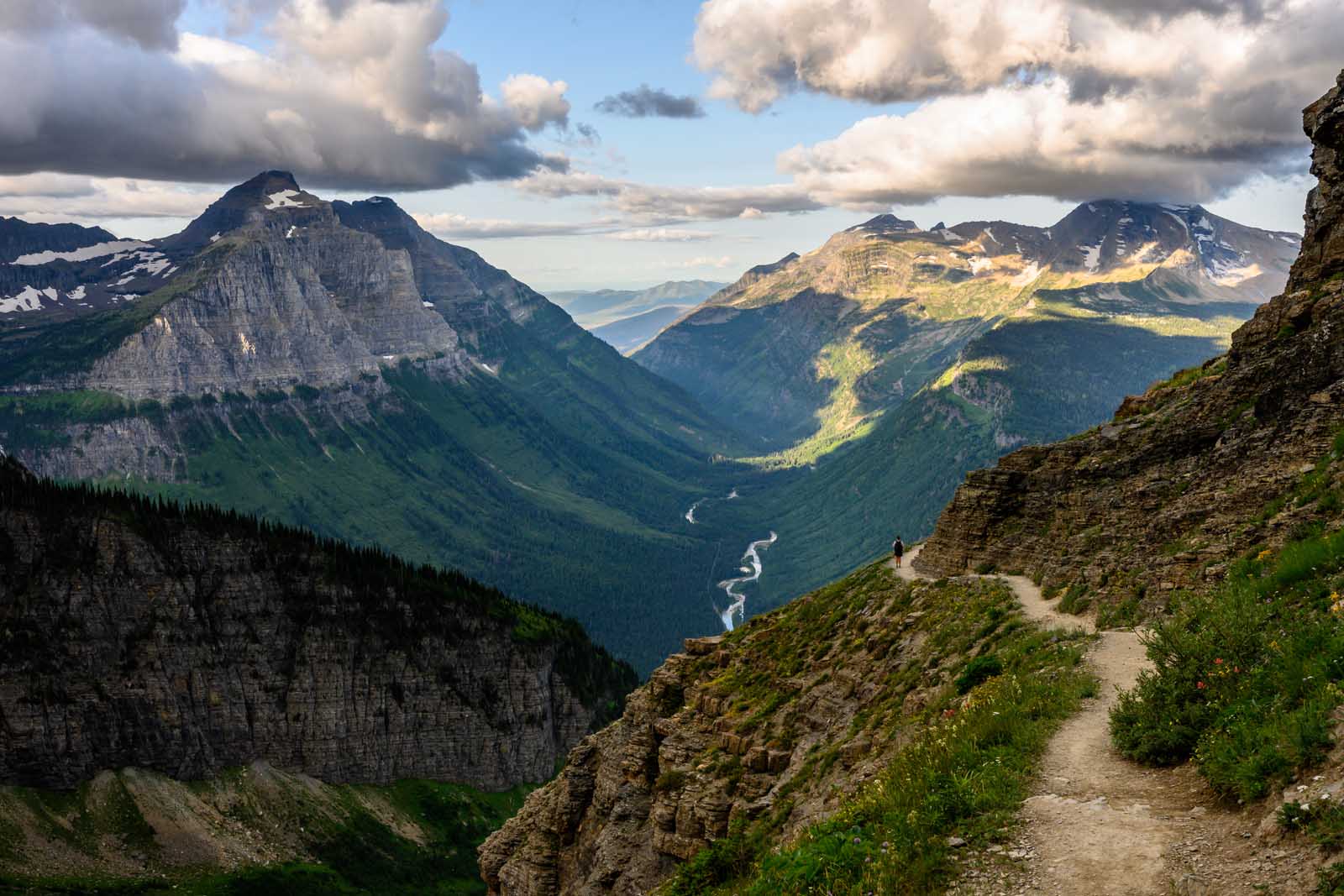 hikes in glacier national park Highline Trail