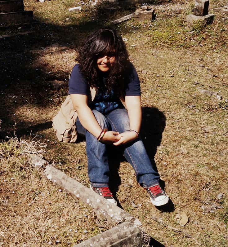 himachal pradesh - Abhinanda in 300 year old graveyard in Dharamshala