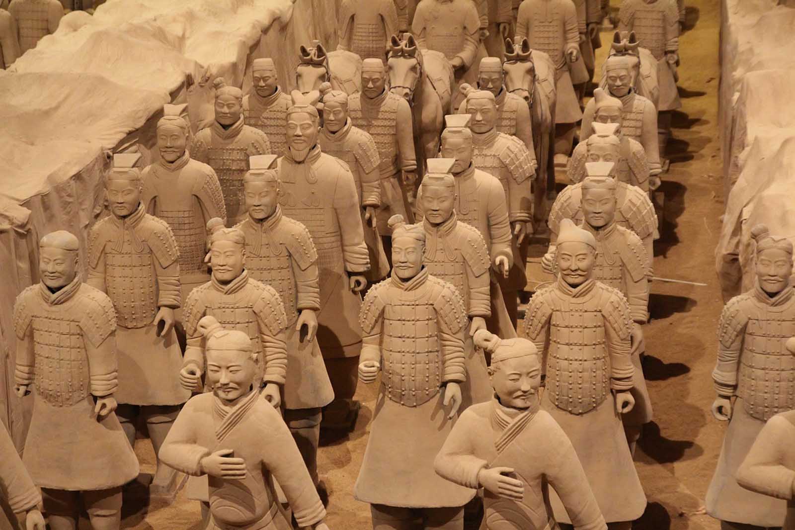 historical places terracota warriors china