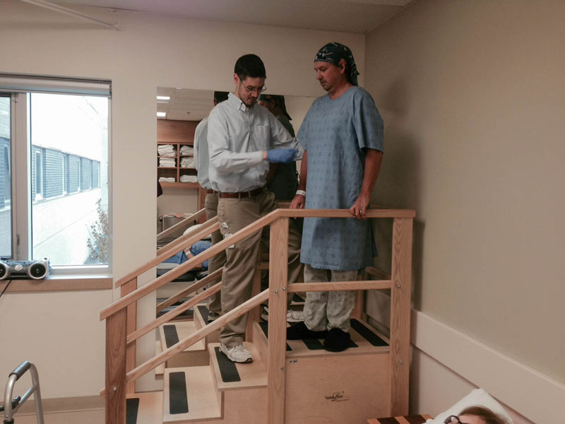 stairs at hospital therapy