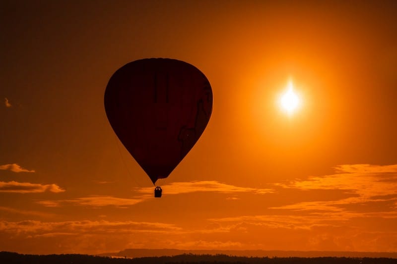 hot air balloon gold coast