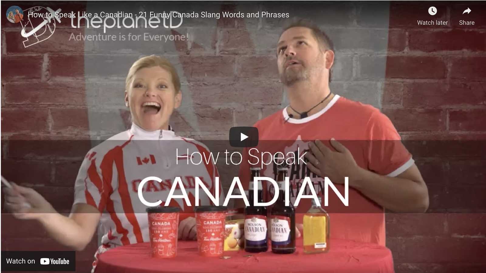 canadian slang words video