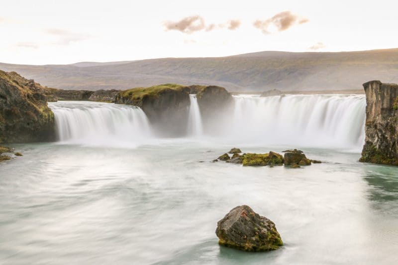 famous waterfalls in iceland godafoss