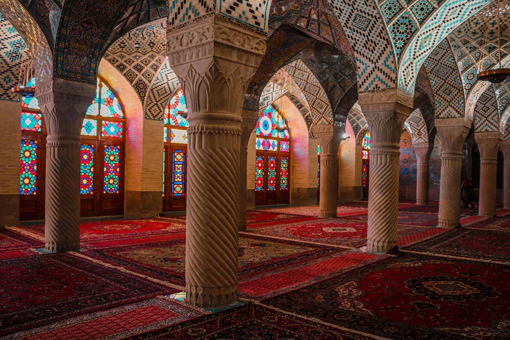travel to iran | pink mosque shiraz