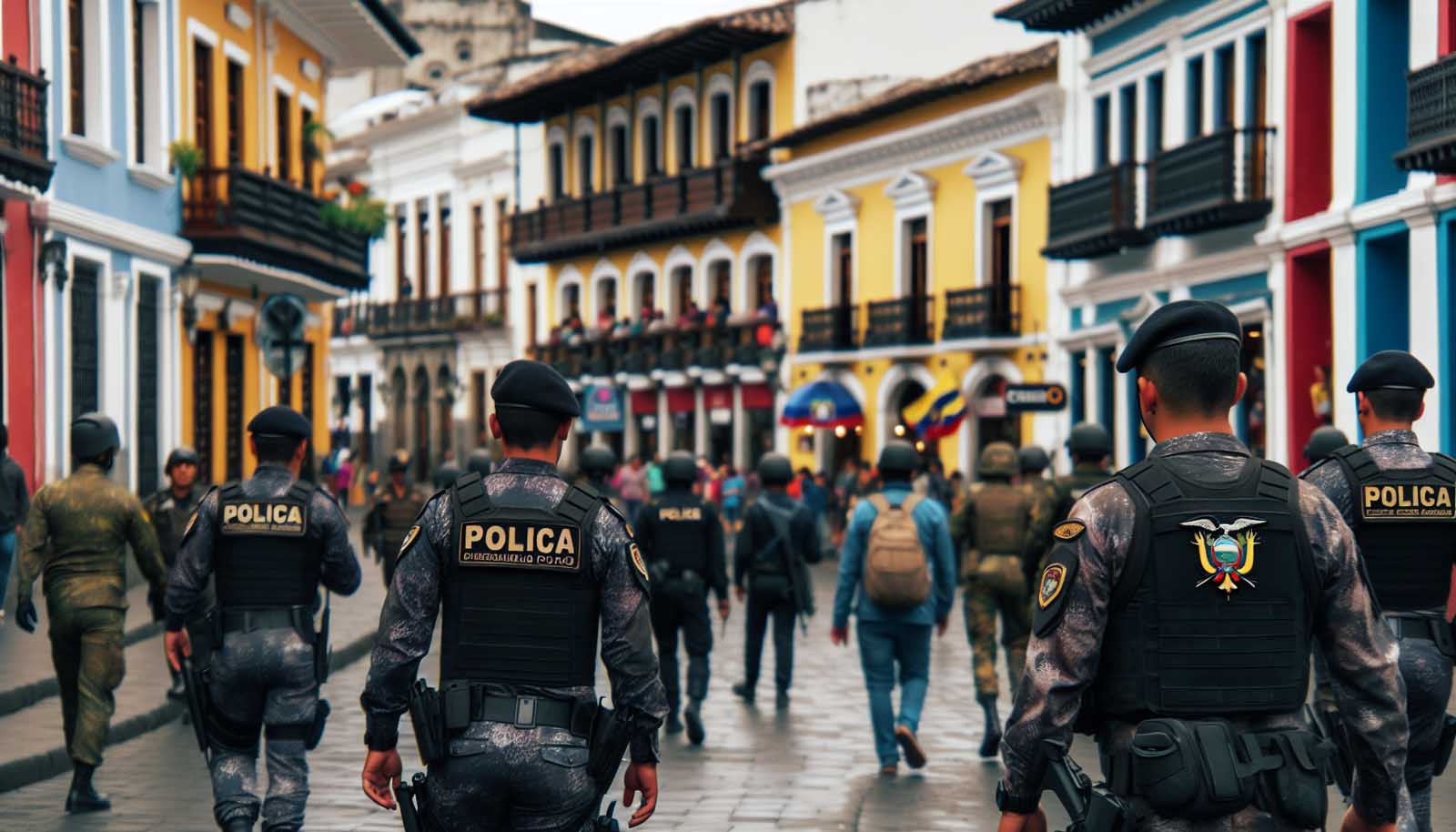 is ecuador safe to visit police presence