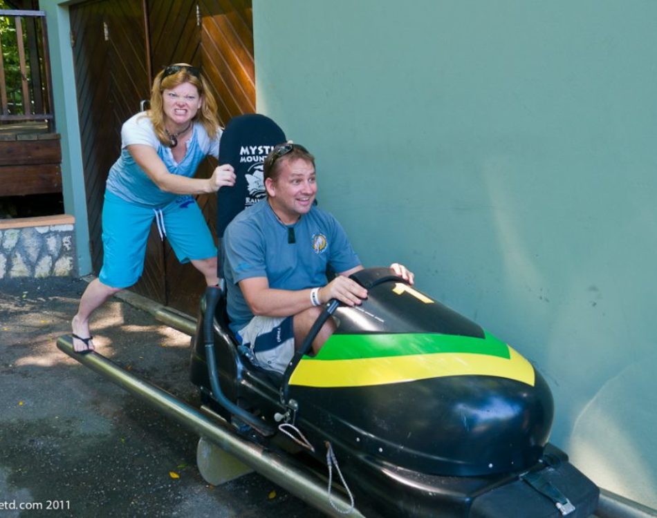 Jamaican Bobsled Adventure at Mystic Mountain | The Planet D
