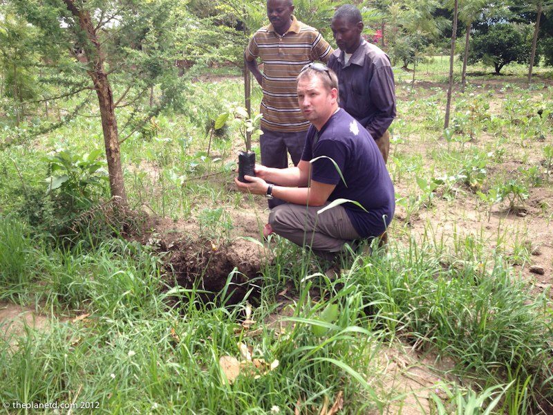 planting trees to help rural villages in kenya