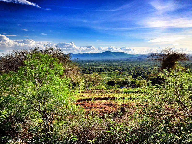 view from kenya village