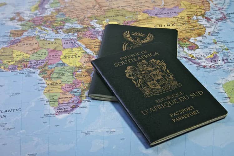 visa requirements for south africa