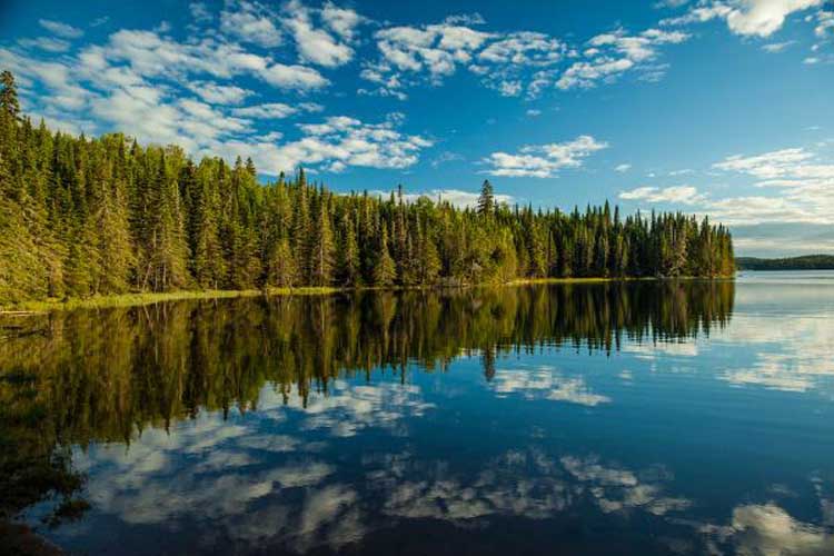 ontario lake reflection