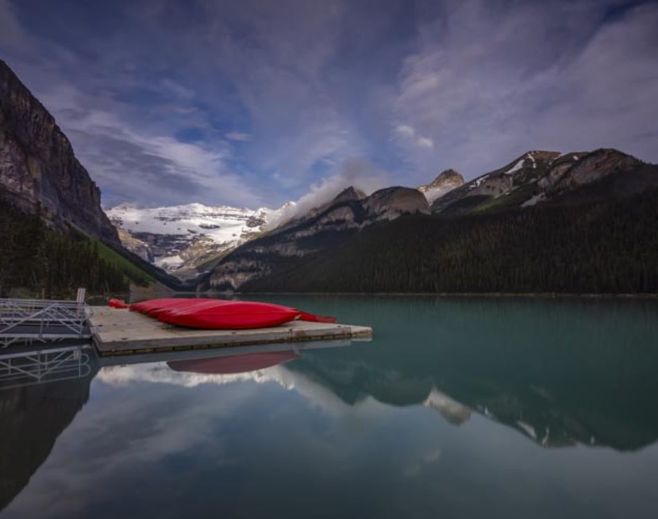 Canoe Lake Louise and Banff National Park, Alberta