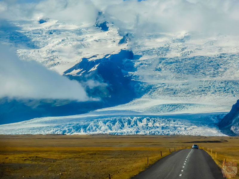 glaciers of iceland ice road