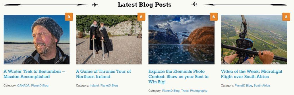 blog schedule