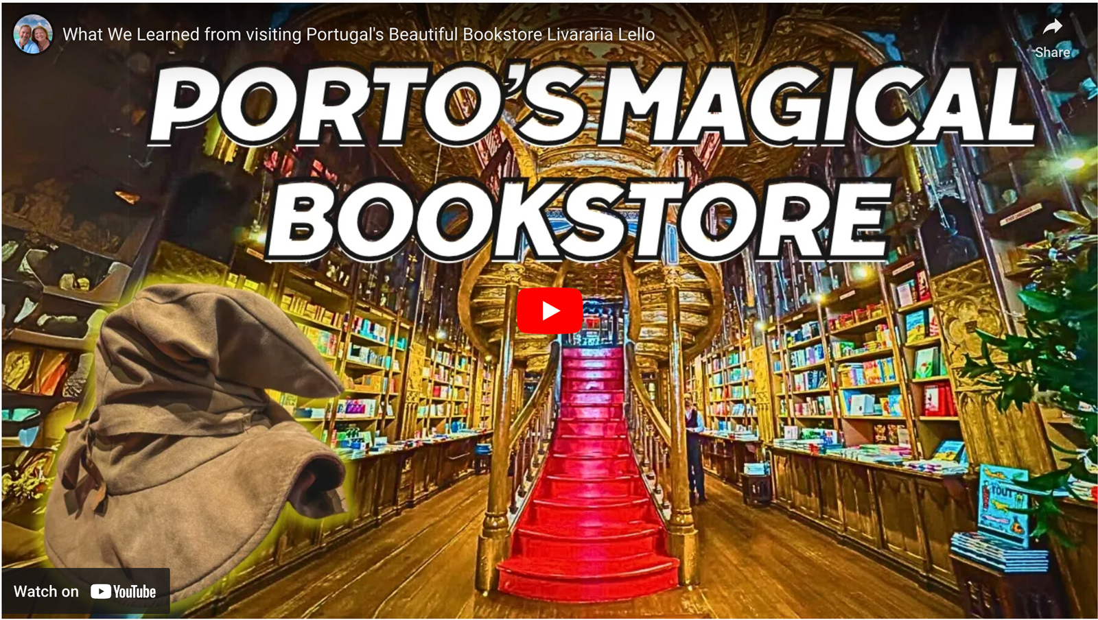 livraria lello video