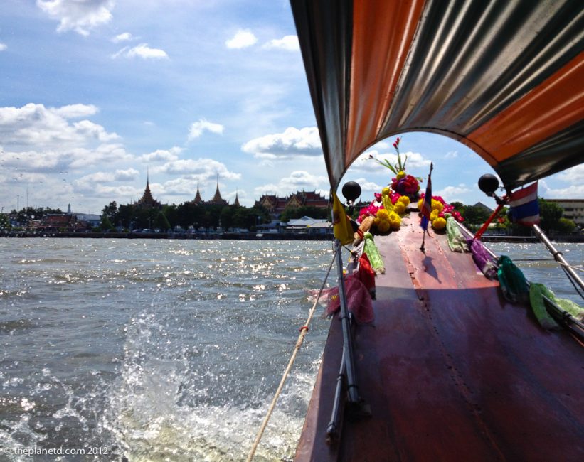 cool city tours in bangkok on a longtail boat