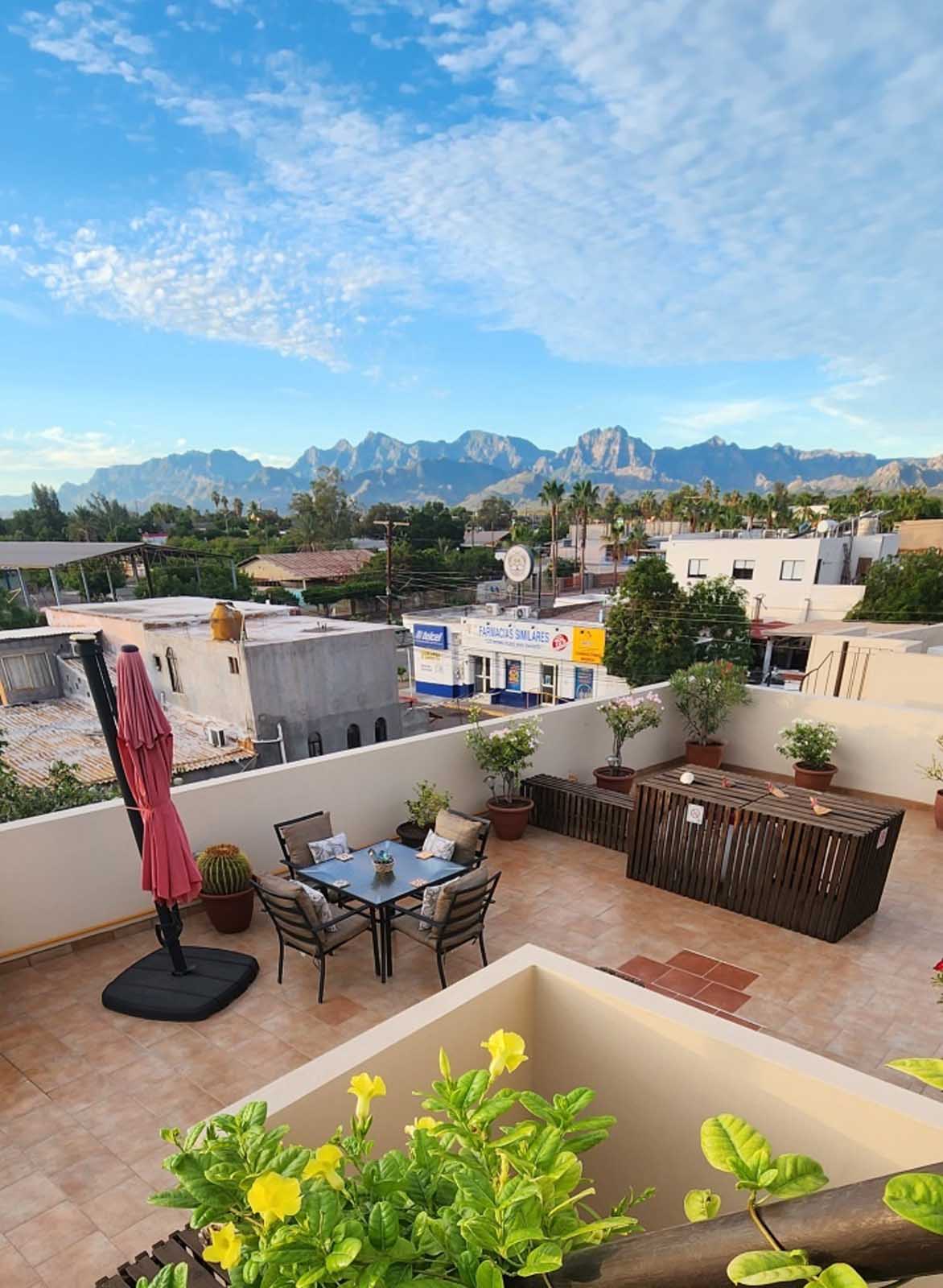 Loreto Baja California Sur Terrace Bougainville