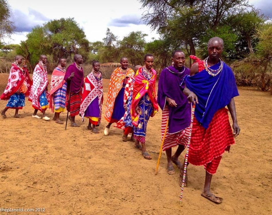 Set Of 2 Maasai Stick Figures per each New. 