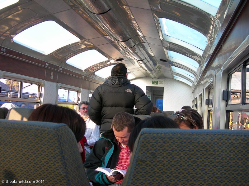 vistadome train to machu picchu