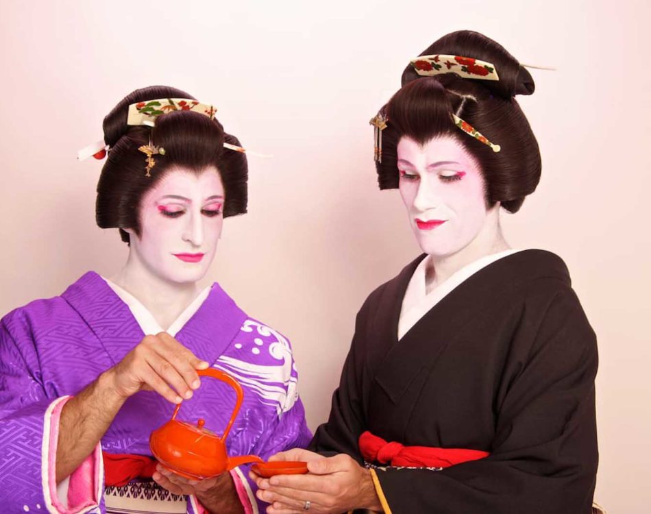 Male Geisha Transformation in Tokyo, Japan