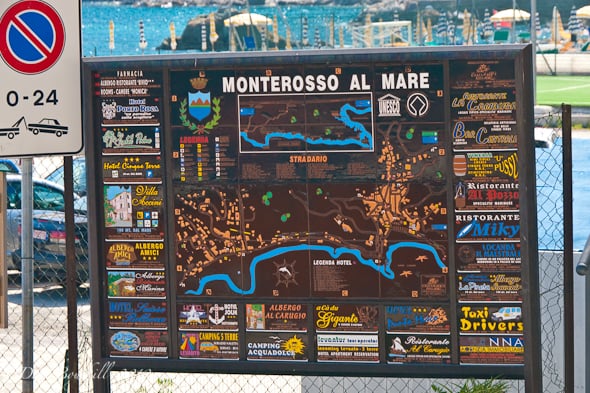 map of monterosso