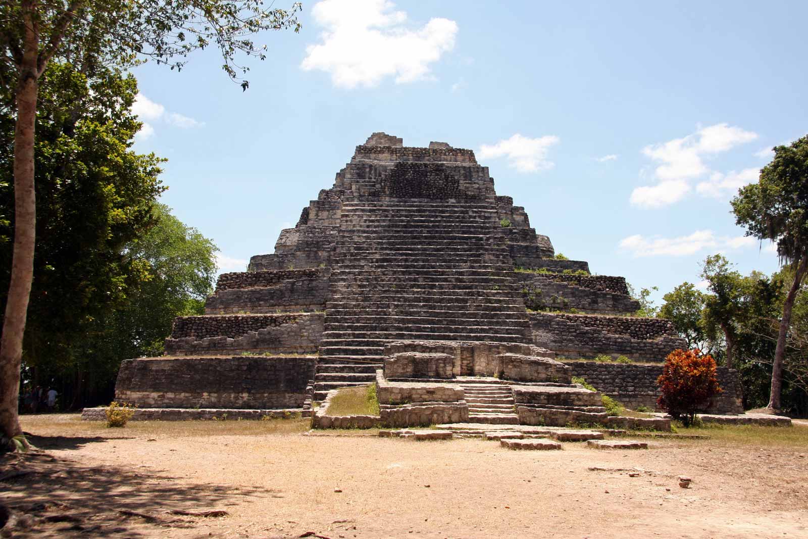 Chacchoben is two hours from the Mayan ruins of tulum