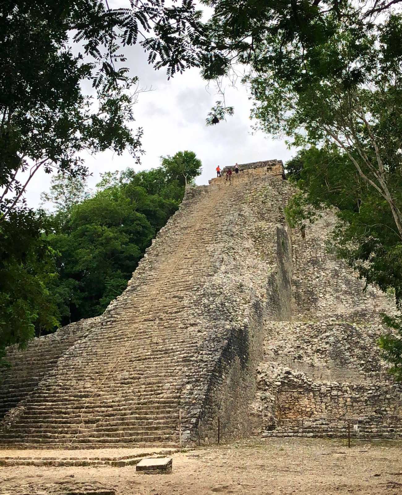 mayan ruins tulum coba temple